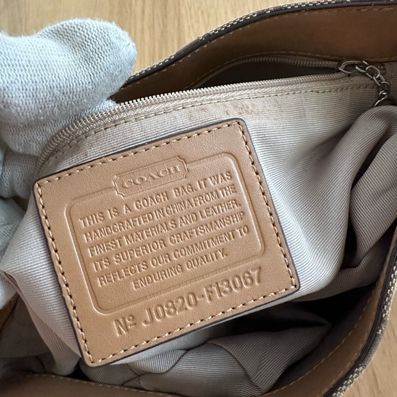 Coach monogram shoulder bag - Picture 7 of 12